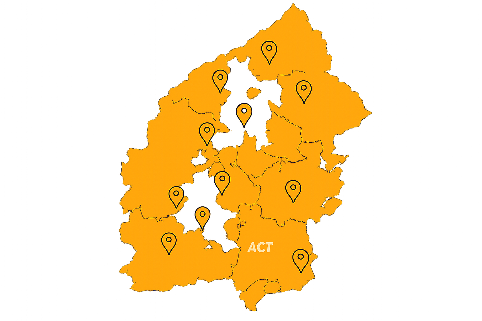 AI generated ACT areas image