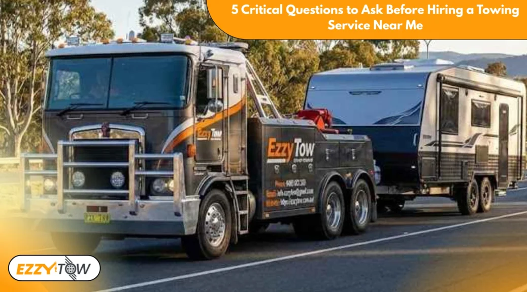Hiring a Towing Service Near Me