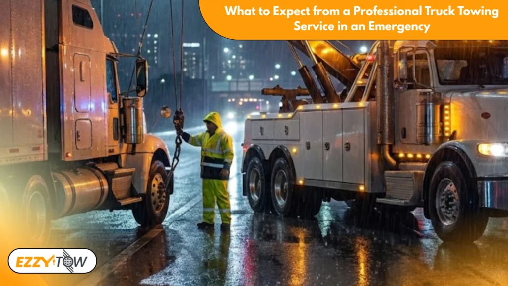 Professional Truck Towing Service in an Emergency