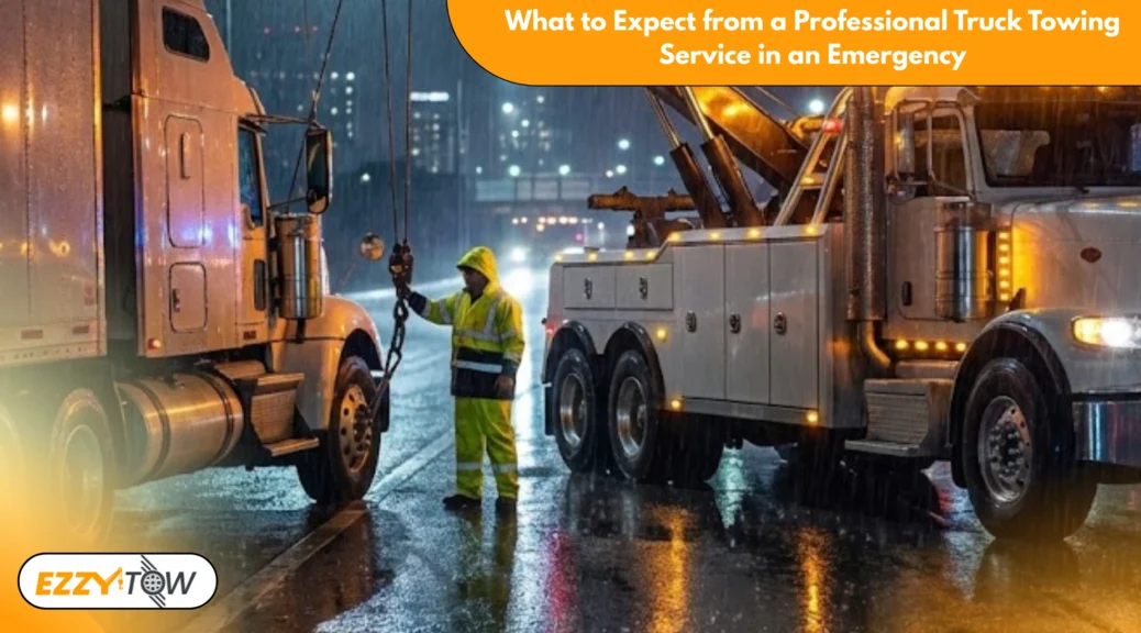 Professional Truck Towing Service in an Emergency
